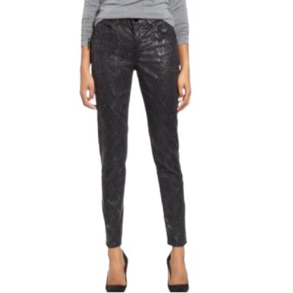 Wit & Wisdom Black Snakeskin Print Ab’solution Jegging Size 18P - Picture 1 of 15